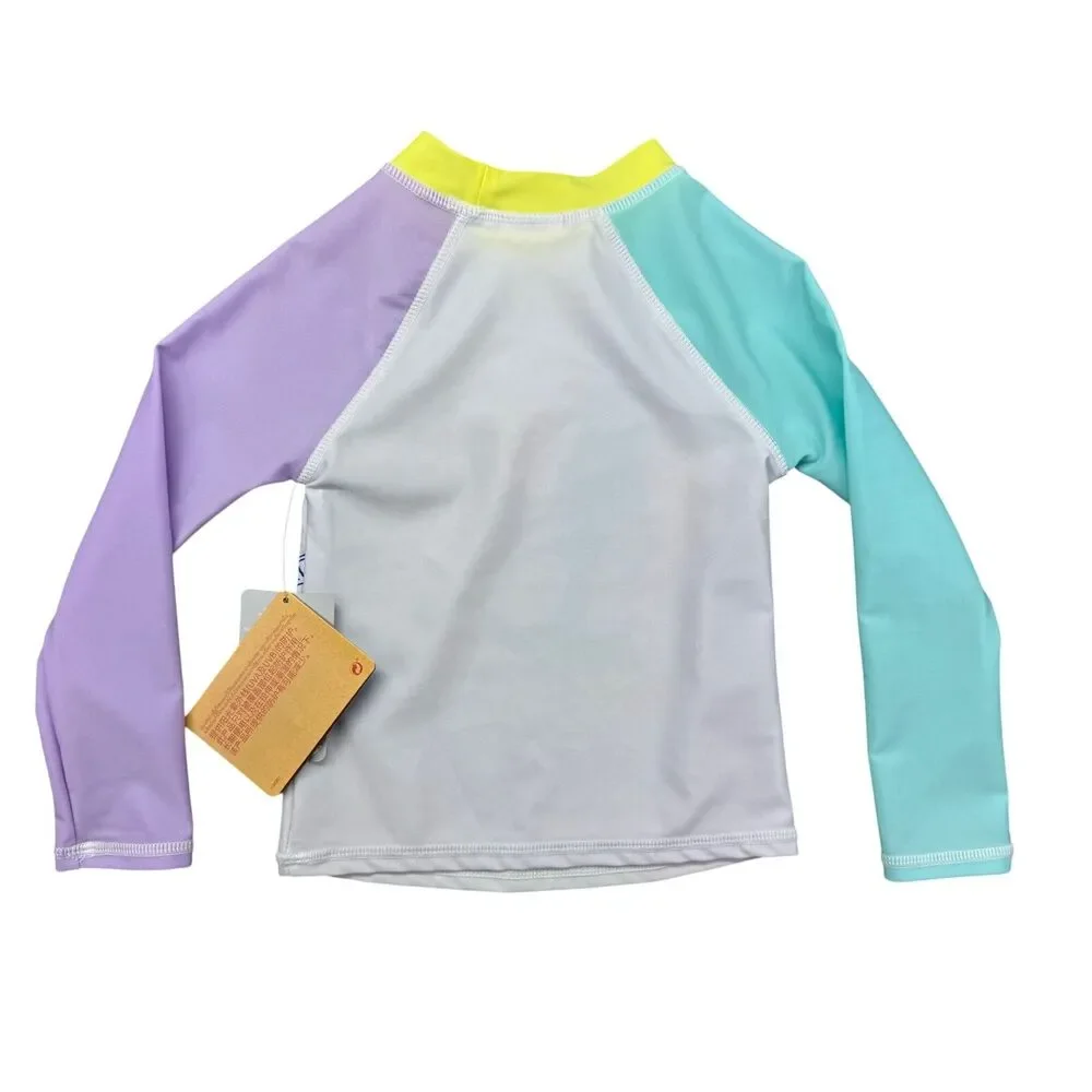 Disney Toy Story 4 Rash Guard Kids 3 Forky Long Sleeve Swim Shirt UPF 50+ NWT